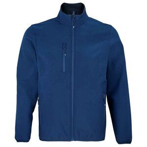 SOLS Mens Falcon Recycled Soft Shell Jacket / Abyss Blue